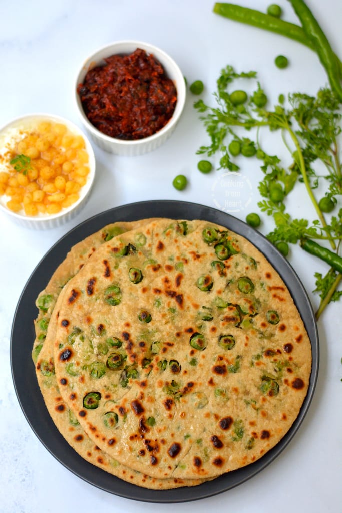 Matar Paratha | Green Peas Paratha | Cooking From Heart