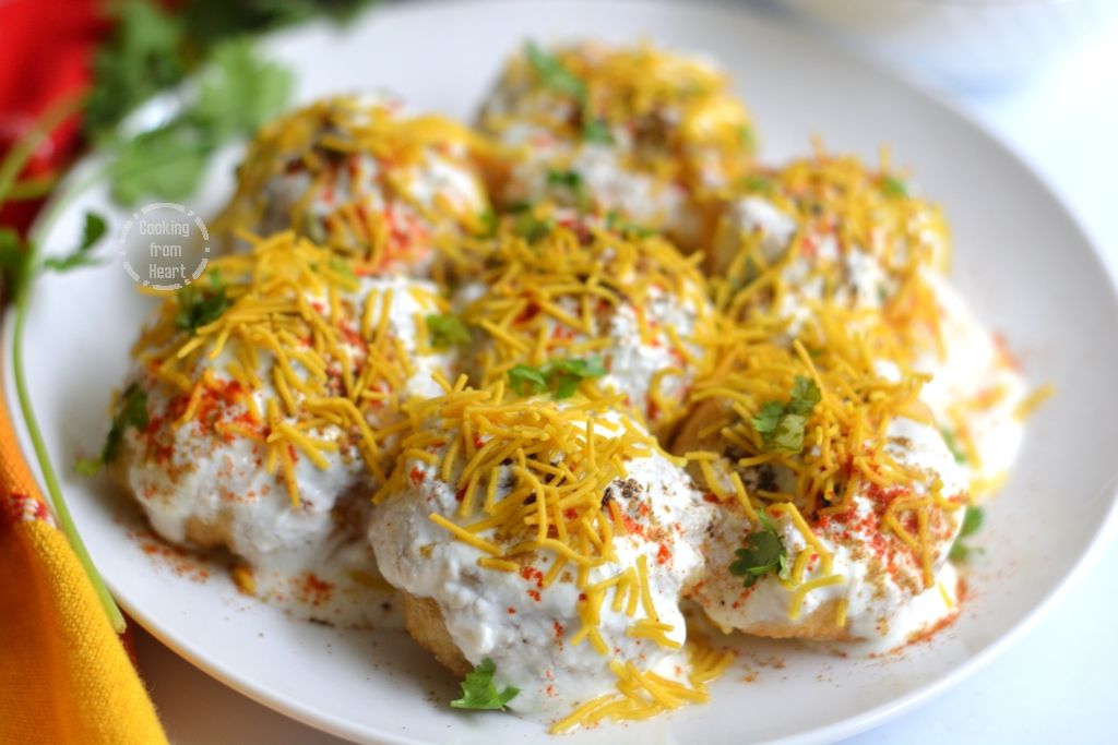 Dahi Puri Dahi Puri Chaat Recipe Cooking From Heart