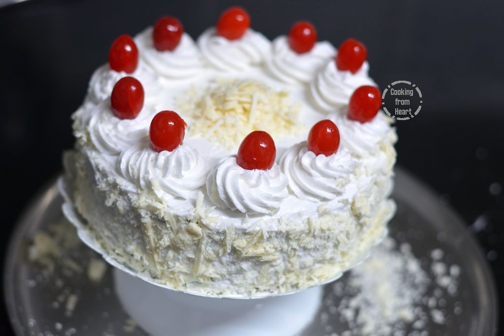 Buy White Forest Cake Online at Grounded.cafe - Premium Cake Shop